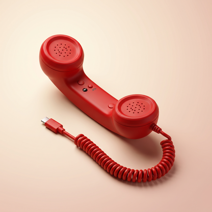 Retro Phone Handset – Type-C Plug & Play